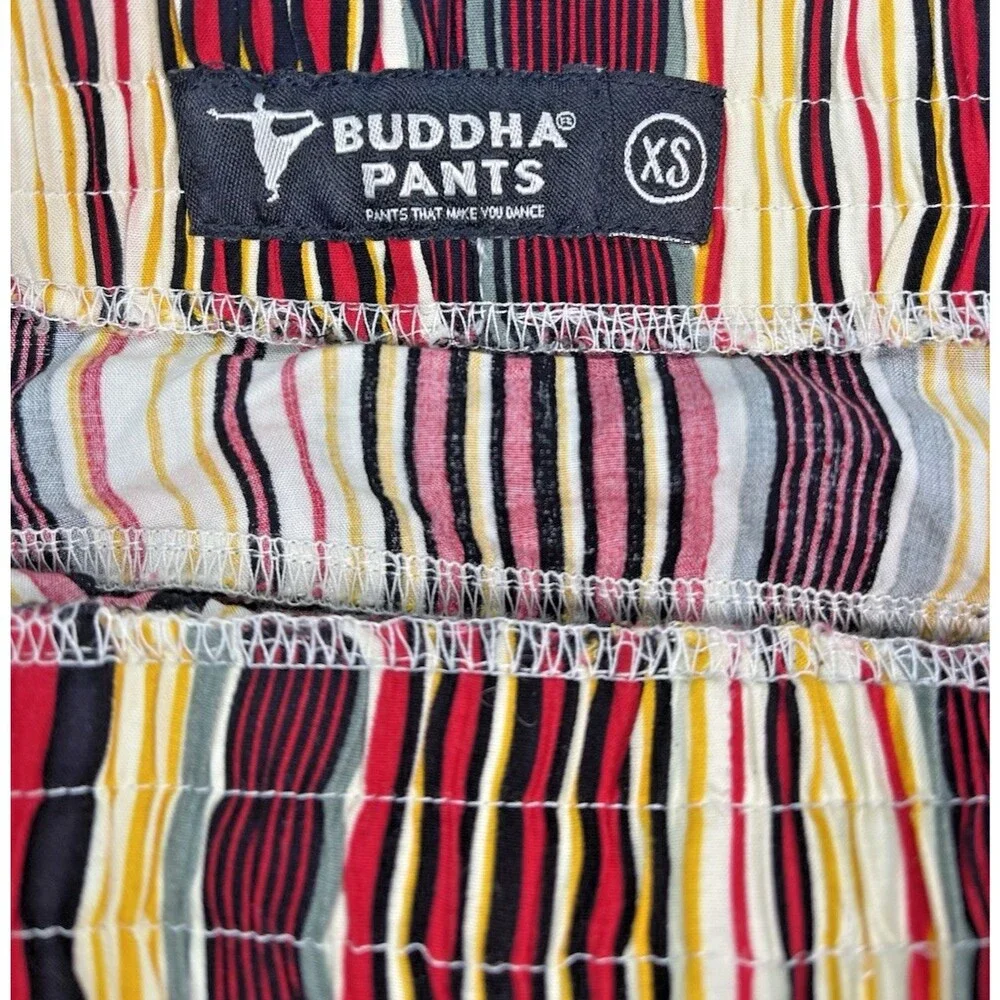 Buddha Pants NWOT The Savannah Pants drawstring striped XS boho 70s gypsy harem - Picture 4 of 7